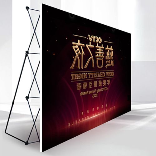 活动海报拉网展示架